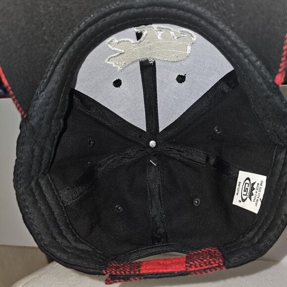 Headwear Papa Bear Baseball Cap -Blue Ridge, Ga-Buffalo Plaid Father's Day- NWT - Picture 9 of 13